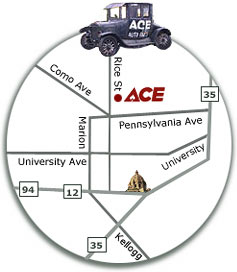 Map to Ace Auto